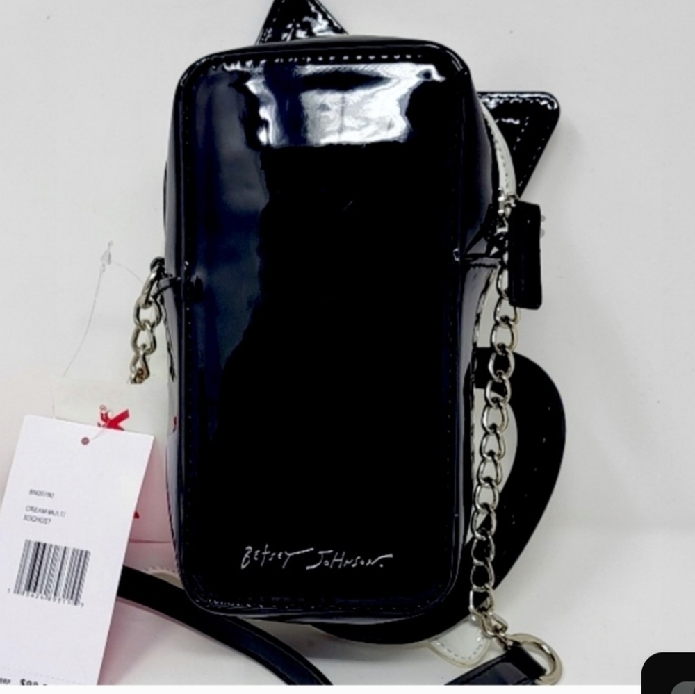NWT Betsy Johnson Ghost Cat Crossbody Bag. - Picture 4 of 4